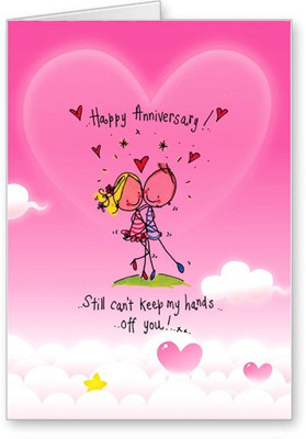 

Lolprint Happy Anniversary Greeting Card(Multicolor, Pack of 1)