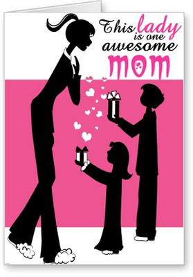 

Lolprint Awesome Mother's Day Greeting Card(Multicolor, Pack of 1)