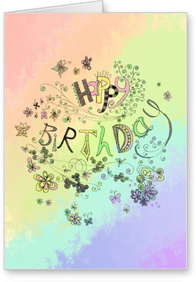

Lolprint Happy Birthday Greeting Card(Multicolor, Pack of 1)