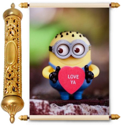 

Lolprint Gold Love Scroll Greeting Card(Multicolor, Pack of 1)