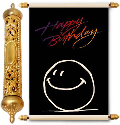 

Lolprint Gold Birthday Gift Scroll Greeting Card(Multicolor, Pack of 1)