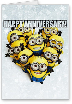 

Lolprint Happy Anniversary Greeting Card(Multicolor, Pack of 1)