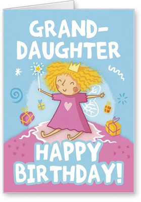 

Lolprint Grand Daughter Happy Birthday Greeting Card(Multicolor, Pack of 1)