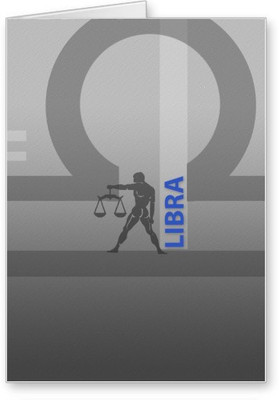 

Lolprint Libra Zodiac Sign Greeting Card(Multicolor, Pack of 1)