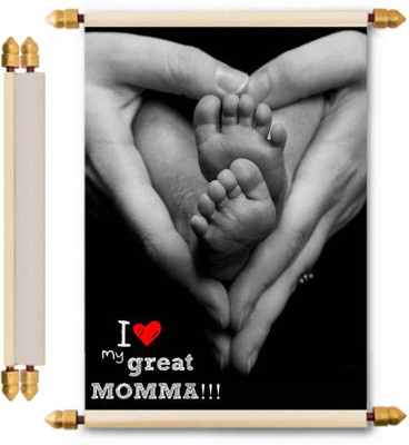 

Lolprint Mothers Day Gifts Scroll Greeting Card(Multicolor, Pack of 1)