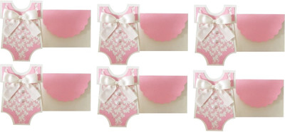 

Crack of Dawn Crafts Invitation Card(Pink, Pack of 6)