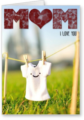

Lolprint MOM LOVE Greeting Card(Multicolor, Pack of 1)