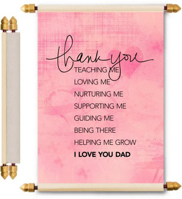 

Lolprint Fathers Day Scroll Greeting Card(Multicolor, Pack of 1)