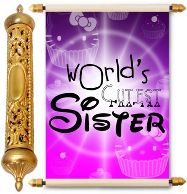 

Lolprint Gold Rakhi Gift Scroll Greeting Card(Multicolor, Pack of 1)