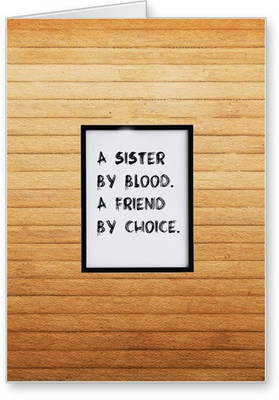 

Lolprint Sister Friend Rakhi Greeting Card(Multicolor, Pack of 1)