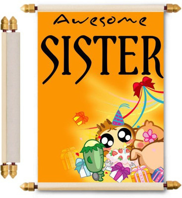 

Lolprint Rakhi Gifts Scroll Greeting Card(Multicolor, Pack of 1)