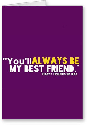 

Lolprint Happy Friendship Day Greeting Card(Multicolor, Pack of 1)