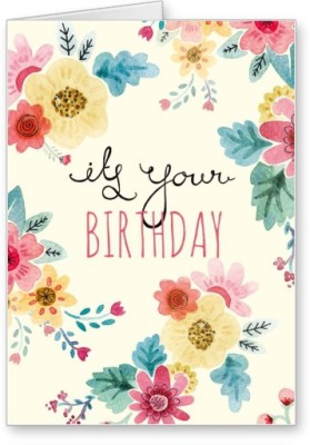 

Lolprint Happy Birthday Greeting Card(Multicolor, Pack of 1)