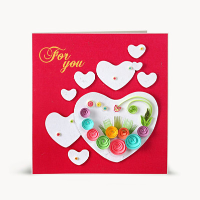

Handcrafted Emotions For You Greeting Card(Multicolor, Pack of 1)