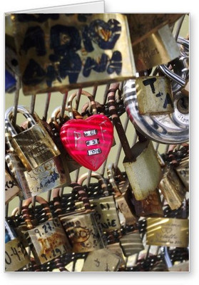 

Lolprint Love Lock Greeting Card(Multicolor, Pack of 1)