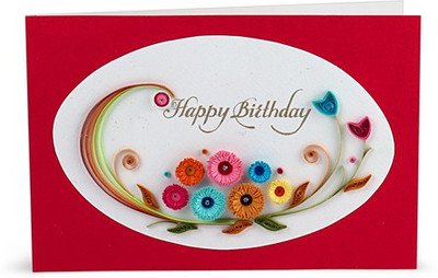 

Handcrafted Emotions Handmade Birthday Greeting Card(Multicolor, Pack of 1)