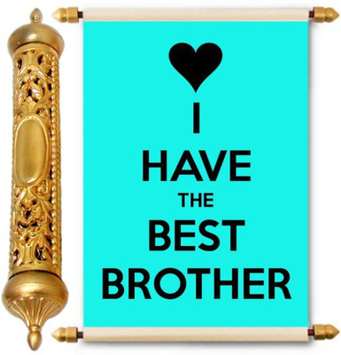 

Lolprint Gold Rakhi Gift Scroll Greeting Card(Multicolor, Pack of 1)