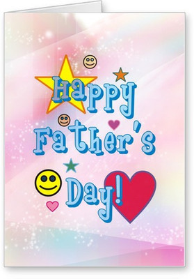 

Lolprint Happy Fathers Day Greeting Card(Multicolor, Pack of 1)