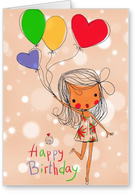 

Lolprint Happy Birthday Greeting Card(Multicolor, Pack of 1)