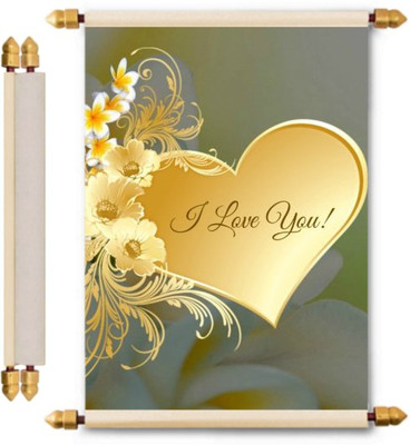 

Lolprint Love Scroll Greeting Card(Multicolor, Pack of 1)