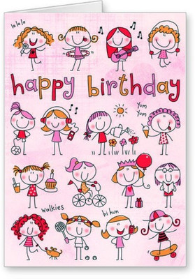 

Lolprint Happy Birthday Greeting Card(Multicolor, Pack of 1)