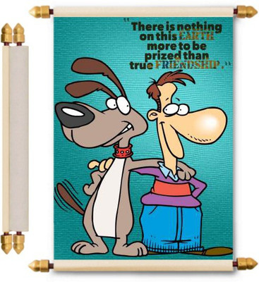 

Lolprint Friendship Gifts Scroll Greeting Card(Multicolor, Pack of 1)