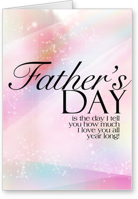 

Lolprint Fathers Day Greeting Card(Multicolor, Pack of 1)