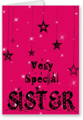 

Lolprint Very Special Sister Rakhi Greeting Card(Multicolor, Pack of 1)