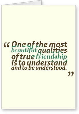 

Lolprint Quote Friendship Day Greeting Card(Multicolor, Pack of 1)