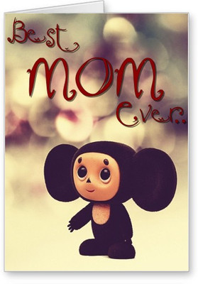 

Lolprint Best MOM Ever Greeting Card(Multicolor, Pack of 1)