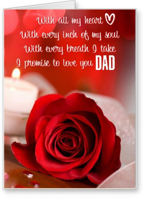 

Lolprint I Love You Dad Greeting Card(Multicolor, Pack of 1)