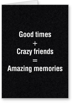 

Lolprint Crazy Friendship Day Greeting Card(Multicolor, Pack of 1)