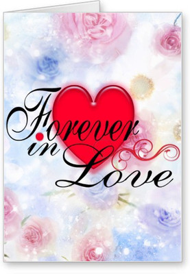 

Lolprint Forever in Love Greeting Card(Multicolor, Pack of 1)