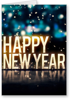 

Lolprint New Year Greeting Card(Multicolor, Pack of 1)