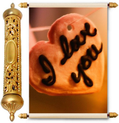 

Lolprint Gold Love Scroll Greeting Card(Multicolor, Pack of 1)