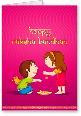 

Lolprint Happy Raksha Bandhan Greeting Card(Multicolor, Pack of 1)