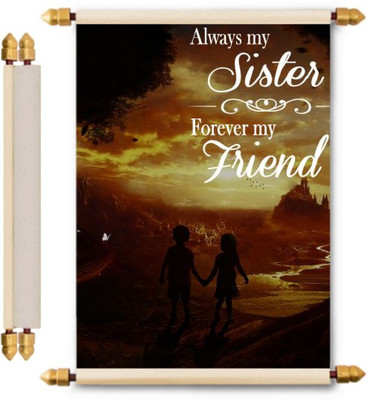 

Lolprint Rakhi Gifts Scroll Greeting Card(Multicolor, Pack of 1)