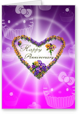 

Lolprint Happy Anniversary Greeting Card(Multicolor, Pack of 1)