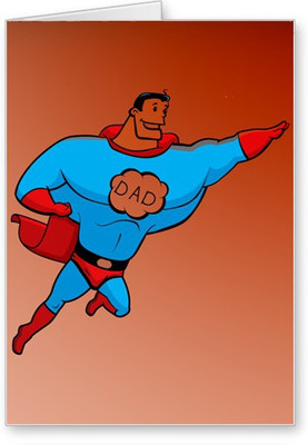 

Lolprint Super DAD Fathers Day Greeting Card(Multicolor, Pack of 1)