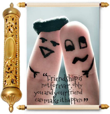 

Lolprint Gold Friendship Day Gift Scroll Greeting Card(Multicolor, Pack of 1)