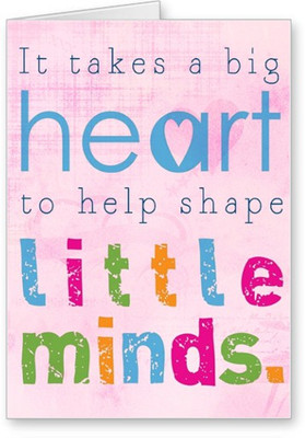 

Lolprint Big Heart Teachers Day Greeting Card(Multicolor, Pack of 1)
