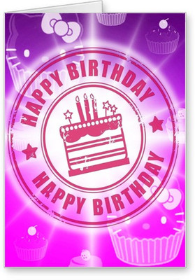 

Lolprint Happy Birthday Greeting Card(Multicolor, Pack of 1)