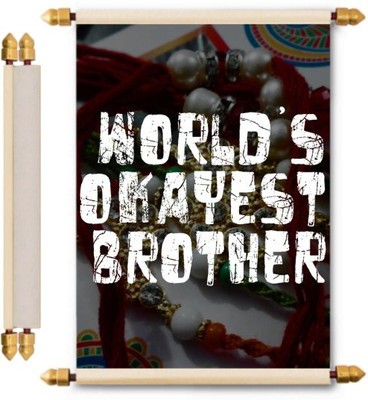 

Lolprint Rakhi Gifts Scroll Greeting Card(Multicolor, Pack of 1)