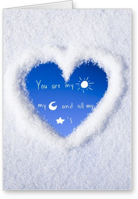 

Lolprint You are my Love Greeting Card(Multicolor, Pack of 1)