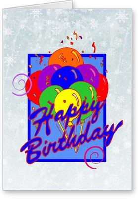 

Lolprint Happy Birthday Greeting Card(Multicolor, Pack of 1)