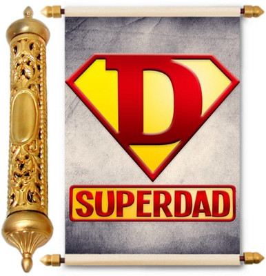

Lolprint Gold Fathers Day Gift Scroll Greeting Card(Multicolor, Pack of 1)