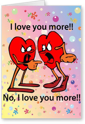 

Lolprint I Love You More Greeting Card(Multicolor, Pack of 1)