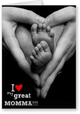 

Lolprint Great MOMMA Mothers Day Greeting Card(Multicolor, Pack of 1)