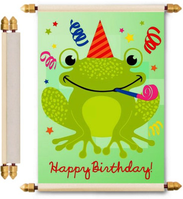 

Lolprint Birthday Scroll Greeting Card(Multicolor, Pack of 1)