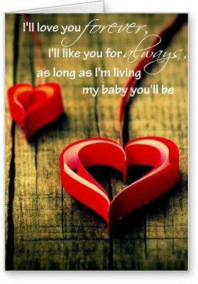 

Lolprint Love You Forever Greeting Card(Multicolor, Pack of 1)
